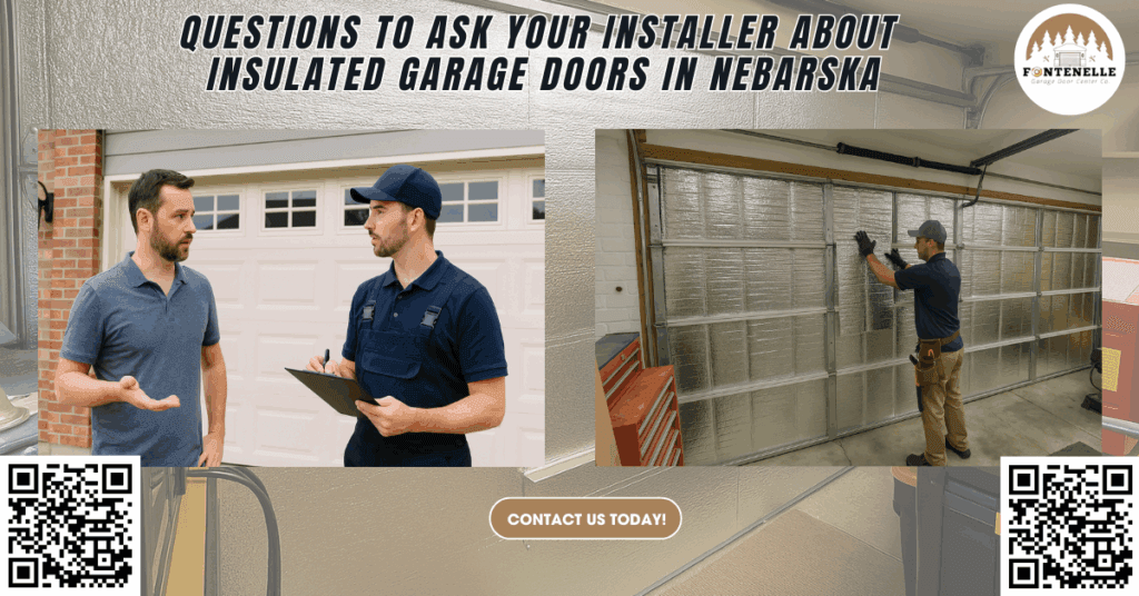 Questions to Ask Your Installer About Insulated Garage Doors in Nebraska