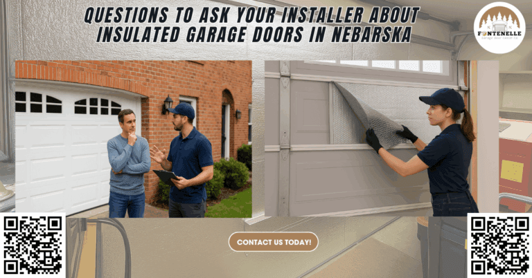 Questions to Ask Your Installer About Insulated Garage Doors in Nebraska - Fontenelle Garage Door Center Co.