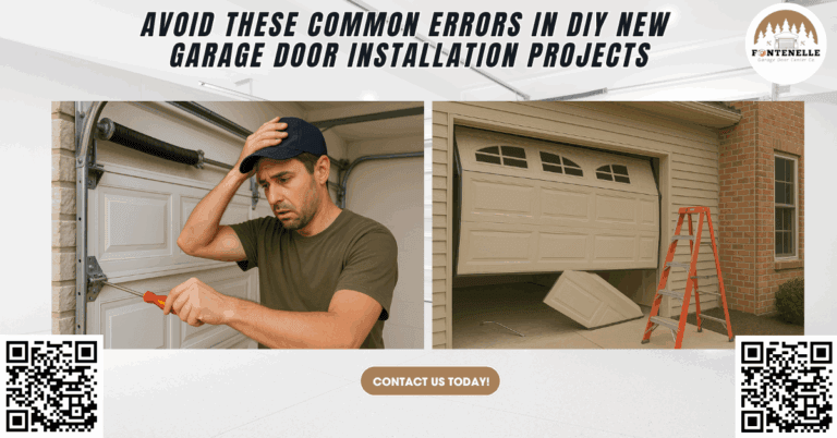 Avoid These Common Errors in DIY New Garage Door Installation Projects - Fontenelle Garage Door Center Co.