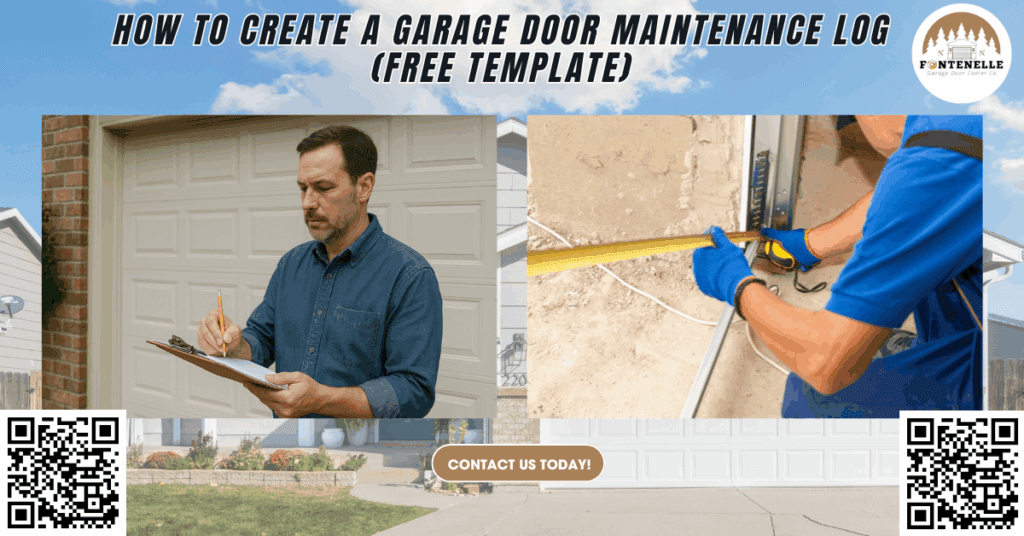 How to Create a Garage Door Maintenance Log (Free Template)