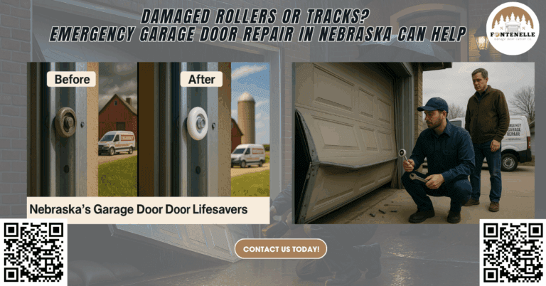 Damaged Rollers or Tracks? Emergency Garage Door Repair in Nebraska Can Help - Fontenelle Garage Door Center Co.