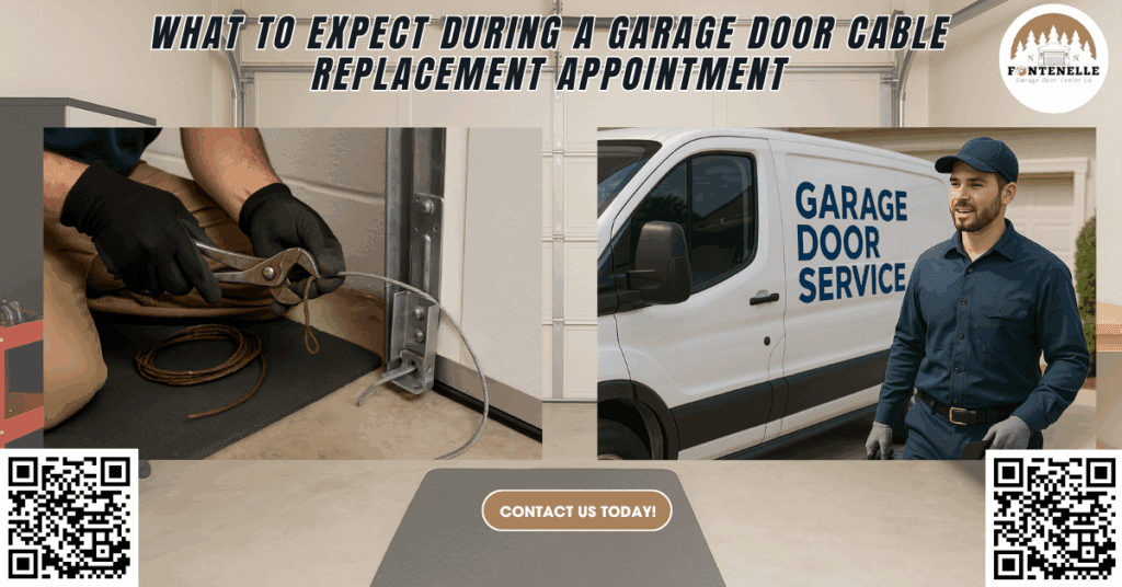 What to Expect During a Garage Door Cable Replacement Appointment - Fontenelle Garage Door Center Co.