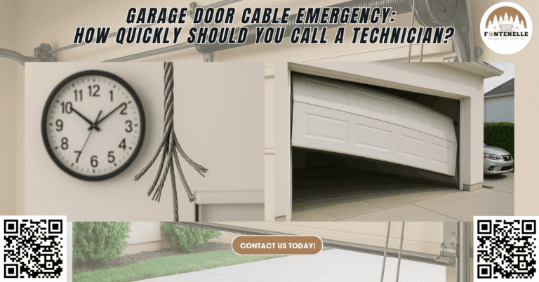 Garage Door Cable Emergency: How Quickly Should You Call a Technician? - Fontenelle Garage Door Center Co.