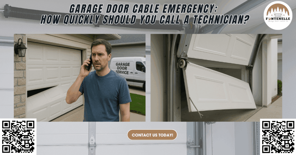 Garage Door Cable Emergency: How Quickly Should You Call a Technician?
