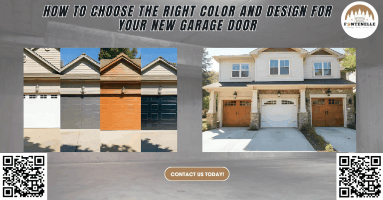 How to Choose the Right Color and Design for Your New Garage Door - Fontenelle Garage Door Center Co.