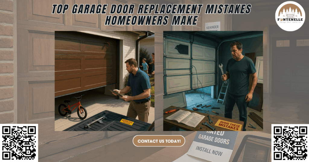 Top Garage Door Replacement Mistakes Homeowners Make - Fontenelle Garage Door Center Co.