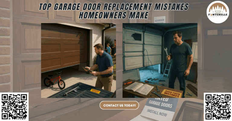 Top Garage Door Replacement Mistakes Homeowners Make - Fontenelle Garage Door Center Co.