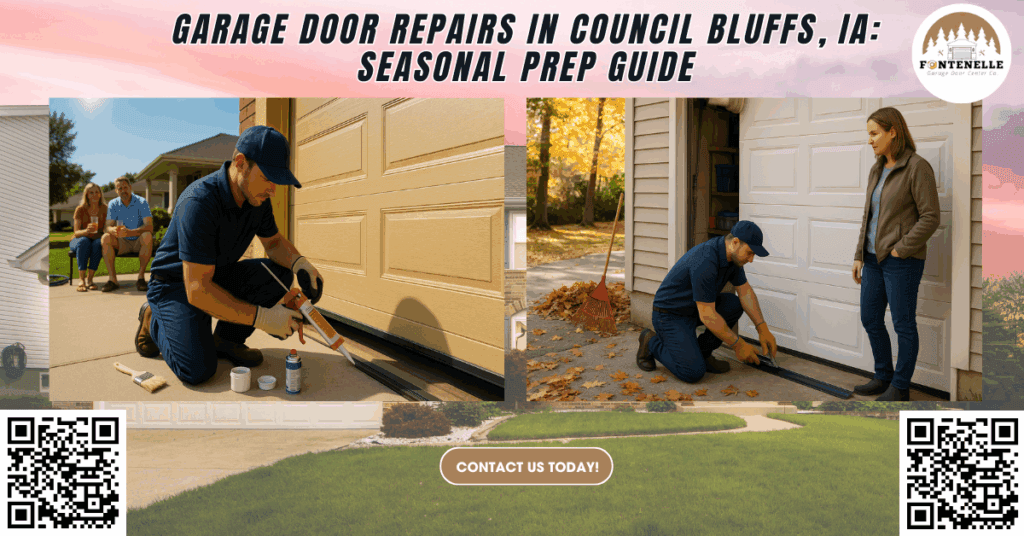Garage Door Repairs in Council Bluffs, IA: Seasonal Prep Guide