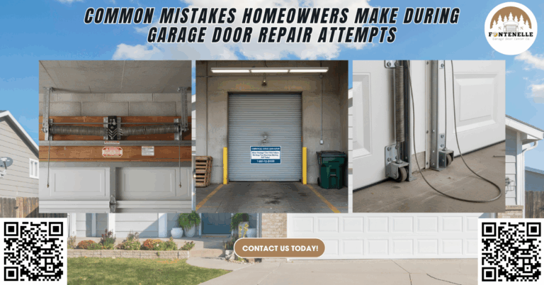 Common Mistakes Homeowners Make During Garage Door Repair Attempts - Fontenelle Garage Door Center Co.